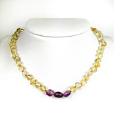 "KIDDO" Lemon Amber Baroque Beads Baby Necklace - Amber Alex Jewelry